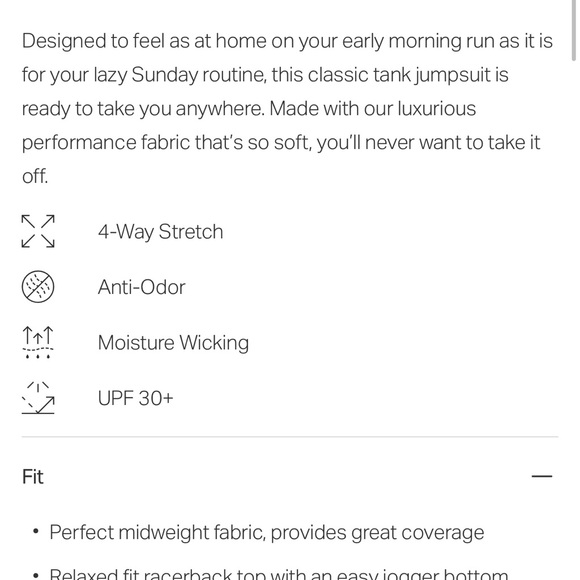 Vuori Lux Jumpsuit (NWT) - Picture 6 of 9